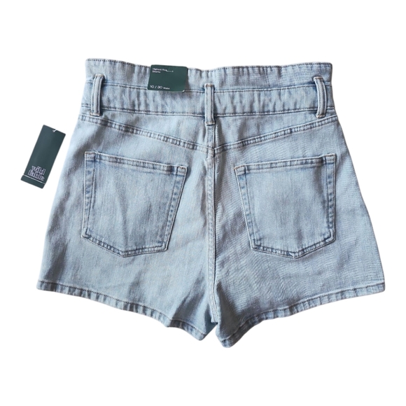 Wild Fable High-Waisted Light Blue Denim Shorts NWT 10 - Picture 3 of 7